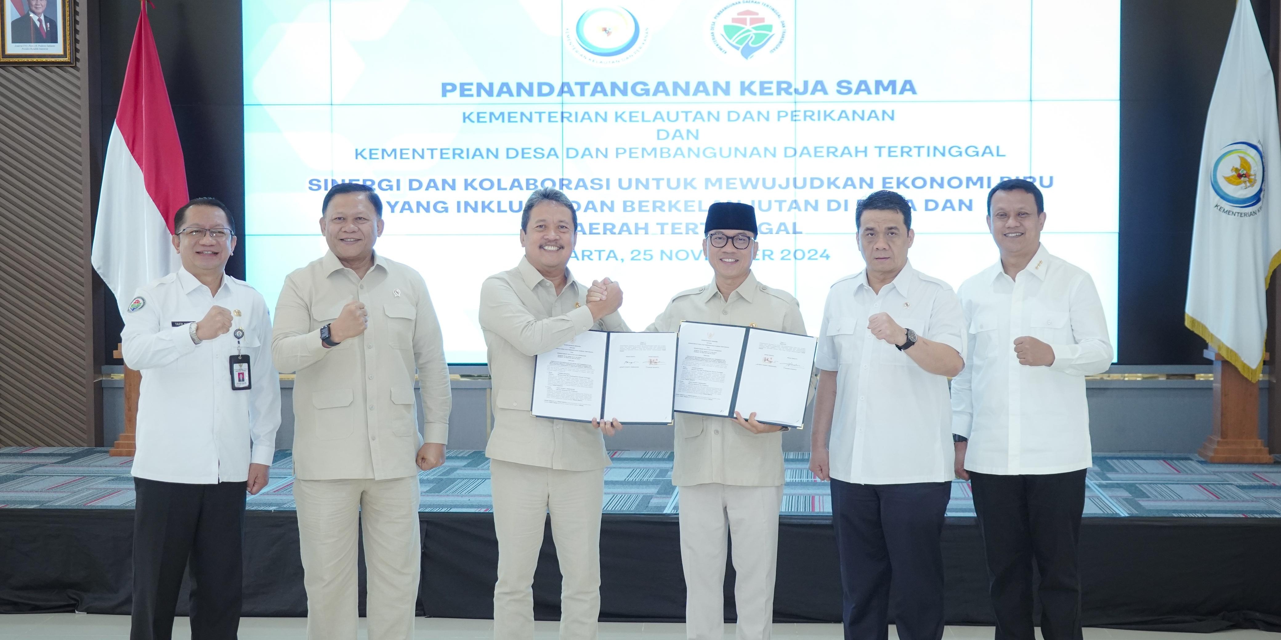 KKP - Kemendes PDT Kolaborasi untuk Sukseskan Program MBG & Swasembada Pangan