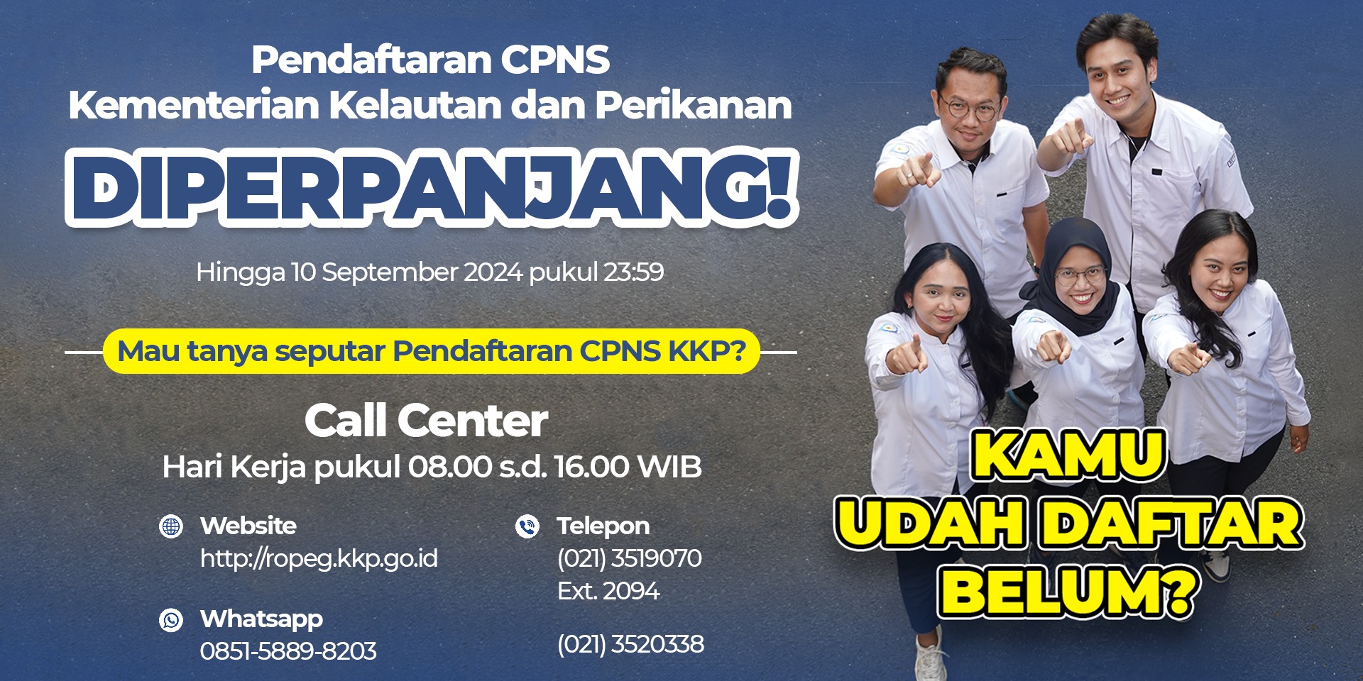 Pendaftaran CPNS diperpanjang hingga 10 September 2024