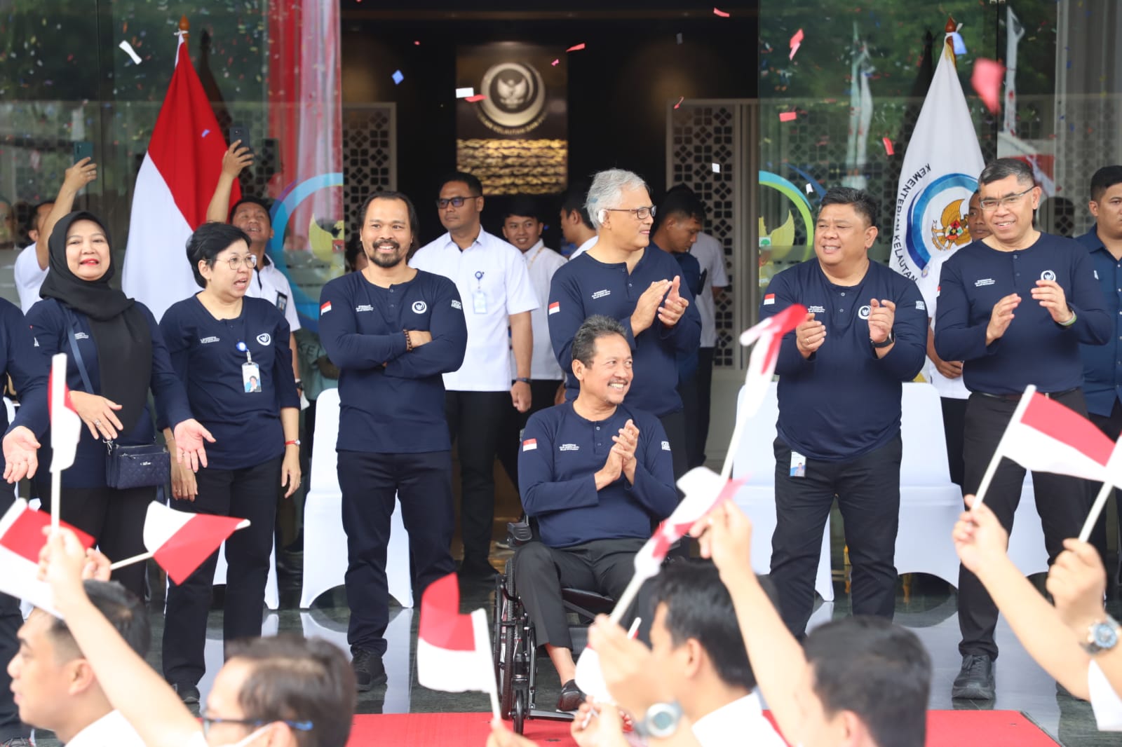 Semarak 78 Tahun Kemerdekaan Republik Indonesia di kantor KKP