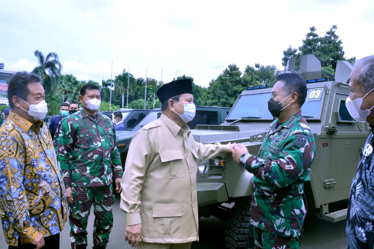 MKP Trenggono Hadir dan Menjadi Narasumber dalam Rapat Pimpinan Kementerian Pertahanan (Kemenhan) di Aula Bhineka Tunggal Ika, Kantor Pusat Kemenhan RI. (13/01)