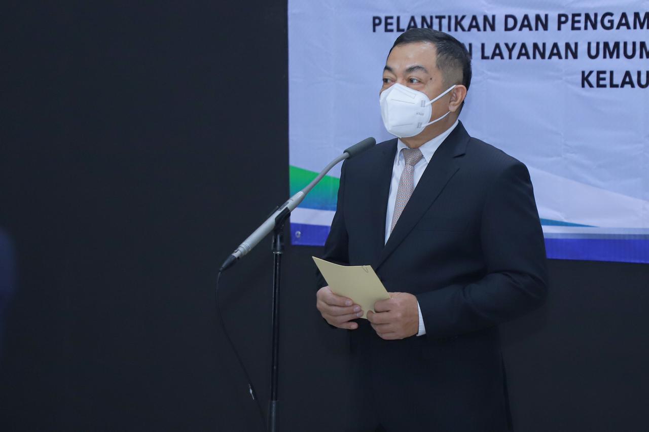 Sekjen KKP, Antam Novambar melantik Dewan Pengawas BLU LPMUKP