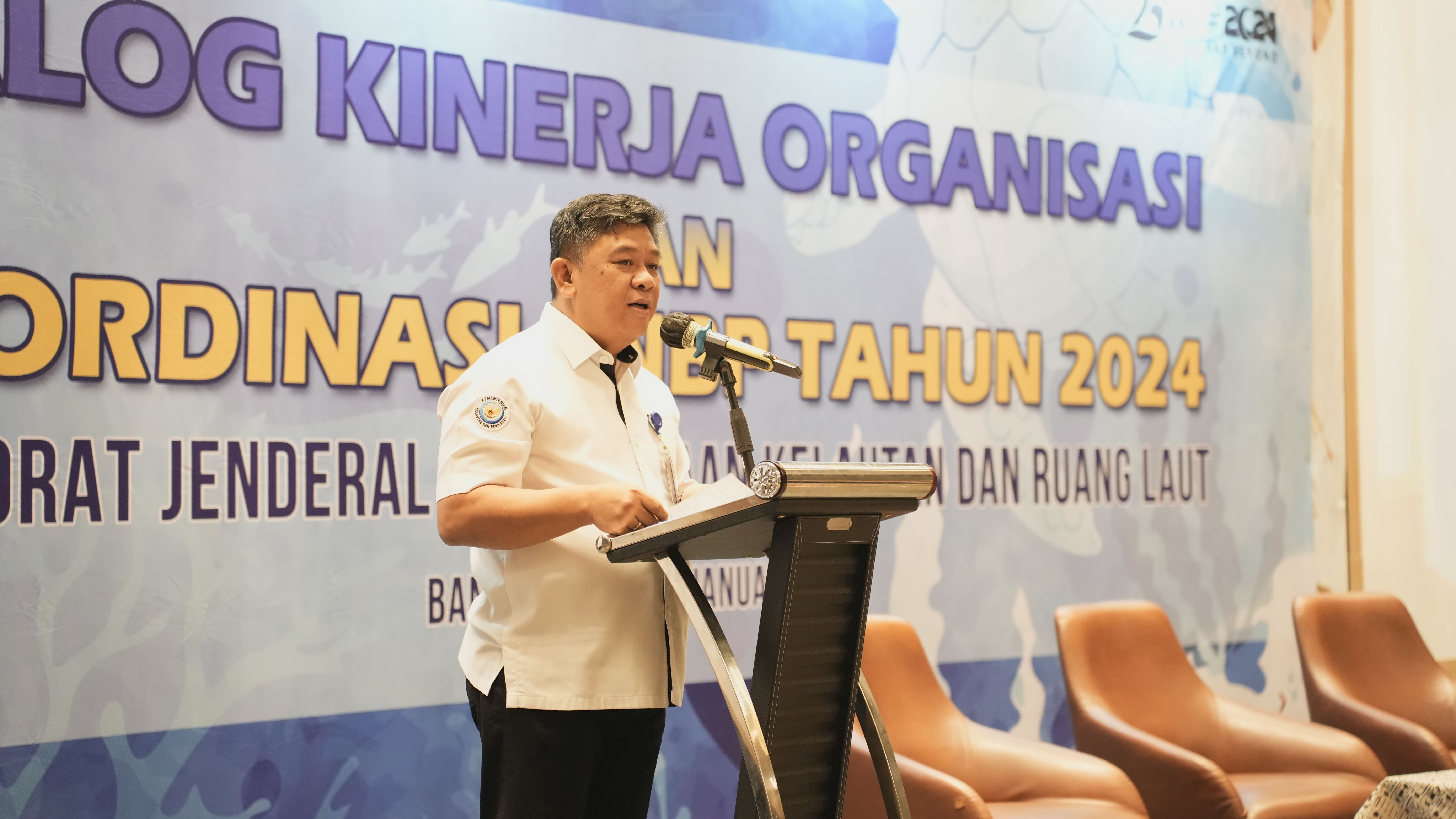 Dialog Kinerja Organisasi dan Koordinasi PNBP tahun 2024 Direktorat Jenderal Pengelolaan Ruang Laut, Bandung (25/2).