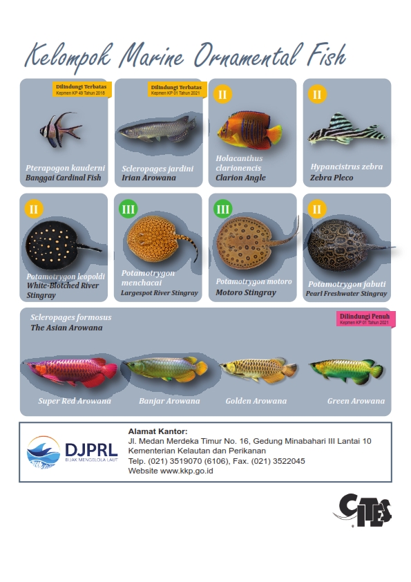 Jenis Ikan Dilindungi dan/atau Termasuk Appendik CITES