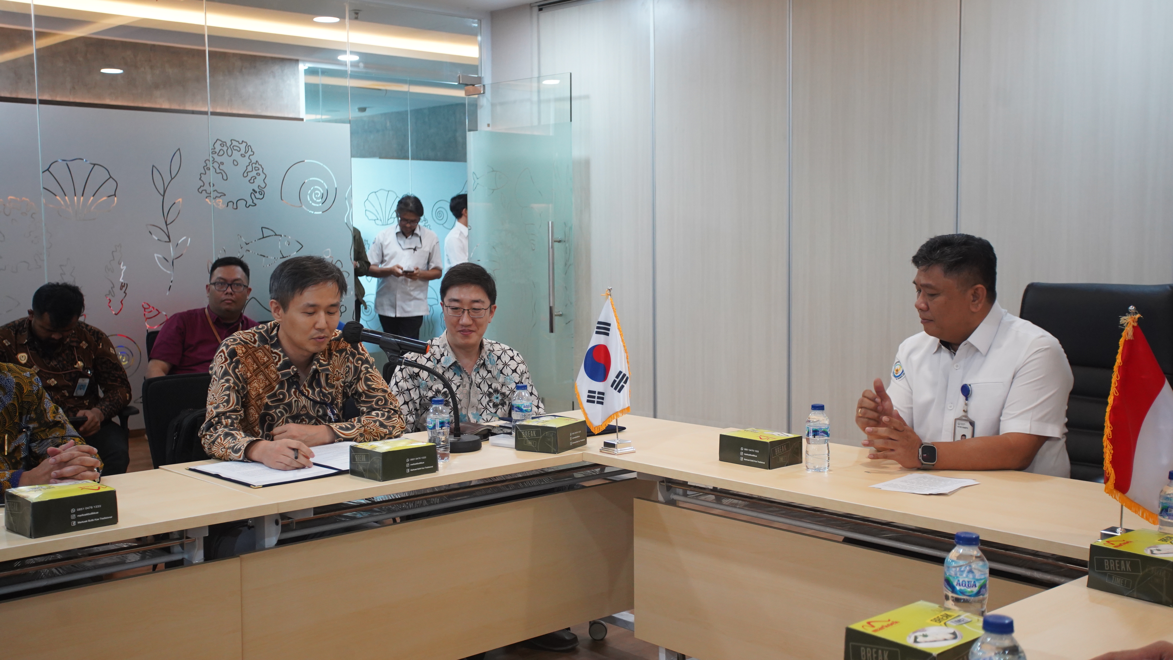 Peresmian Kantor Sekretariat Korea - Indonesia Offshore Research Cooperation Center KIORCC, Jakarta (09/01)