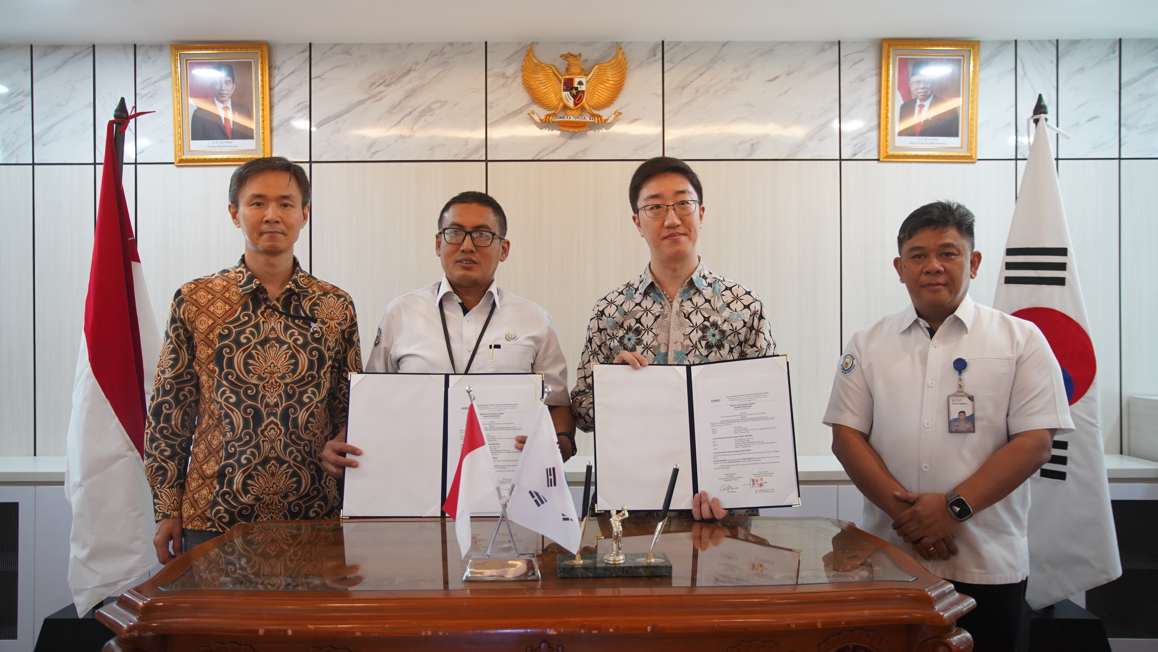 Peresmian Kantor Sekretariat Korea - Indonesia Offshore Research Cooperation Center KIORCC, Jakarta (09/01)