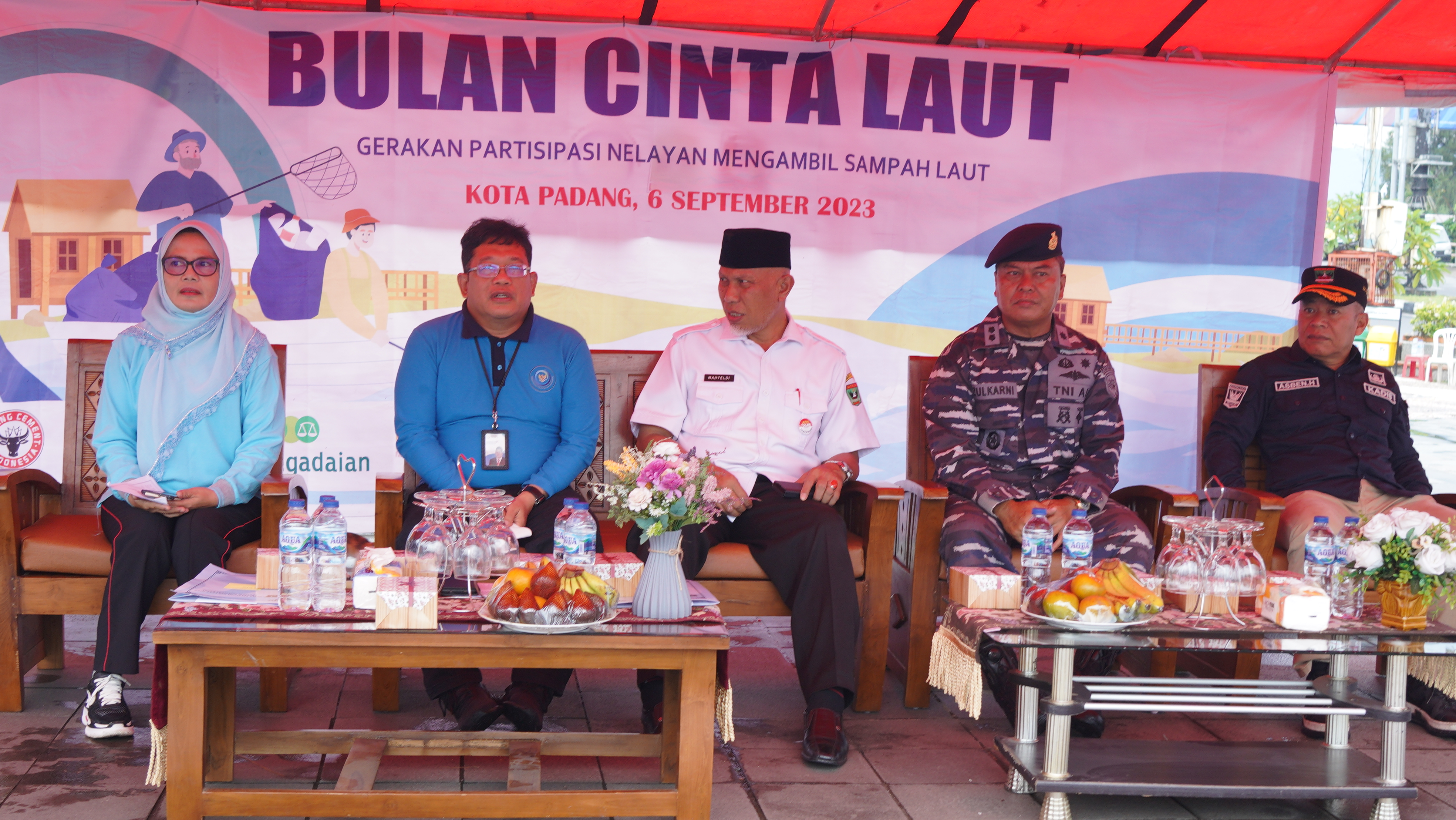 Pelaksanaan Bulan Cinta Laut (BCL) di Kota Padang, Sumatera Barat (6/8).