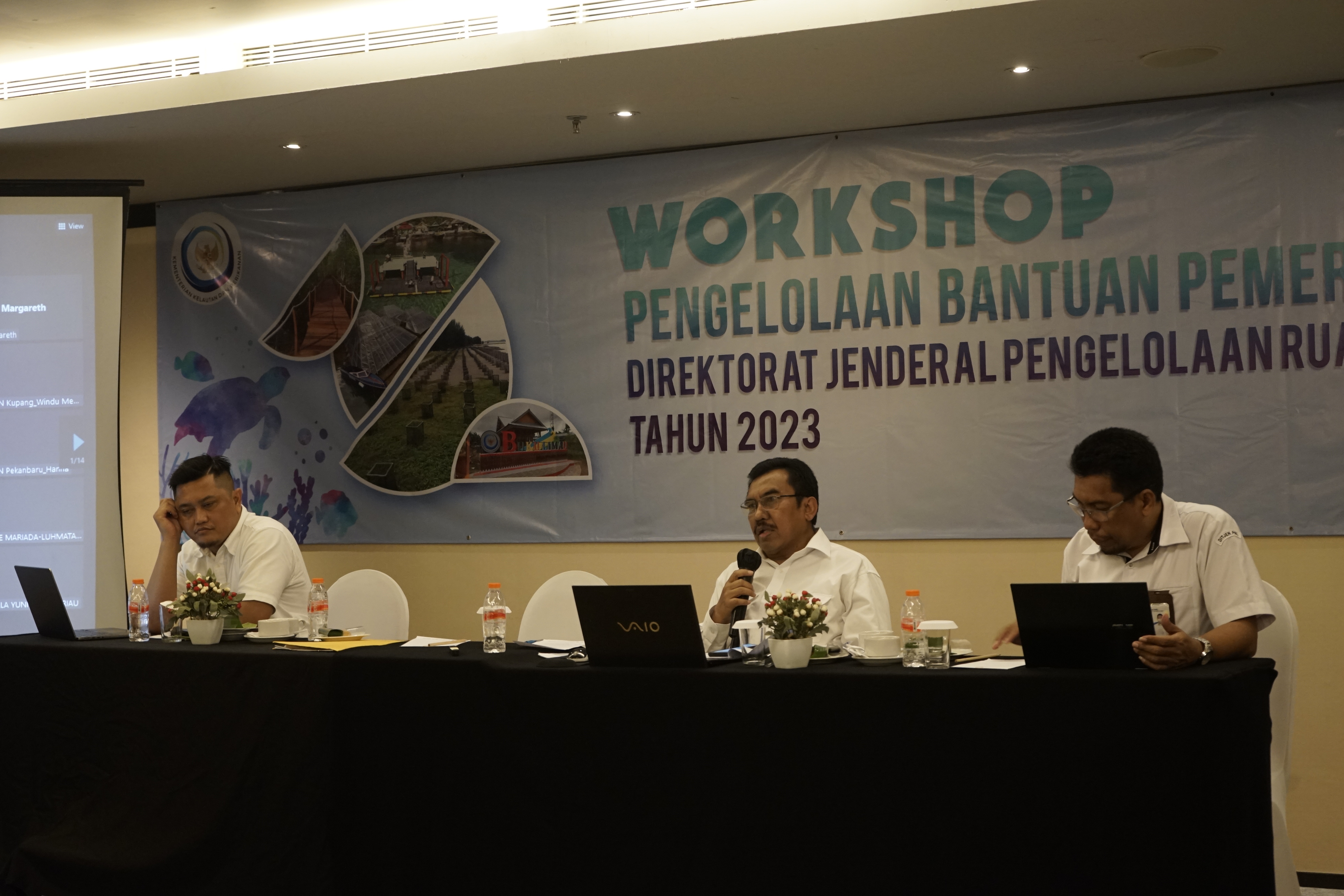 Workshop Pengelolaan Bantuan Pemerintah Ditjen PRL