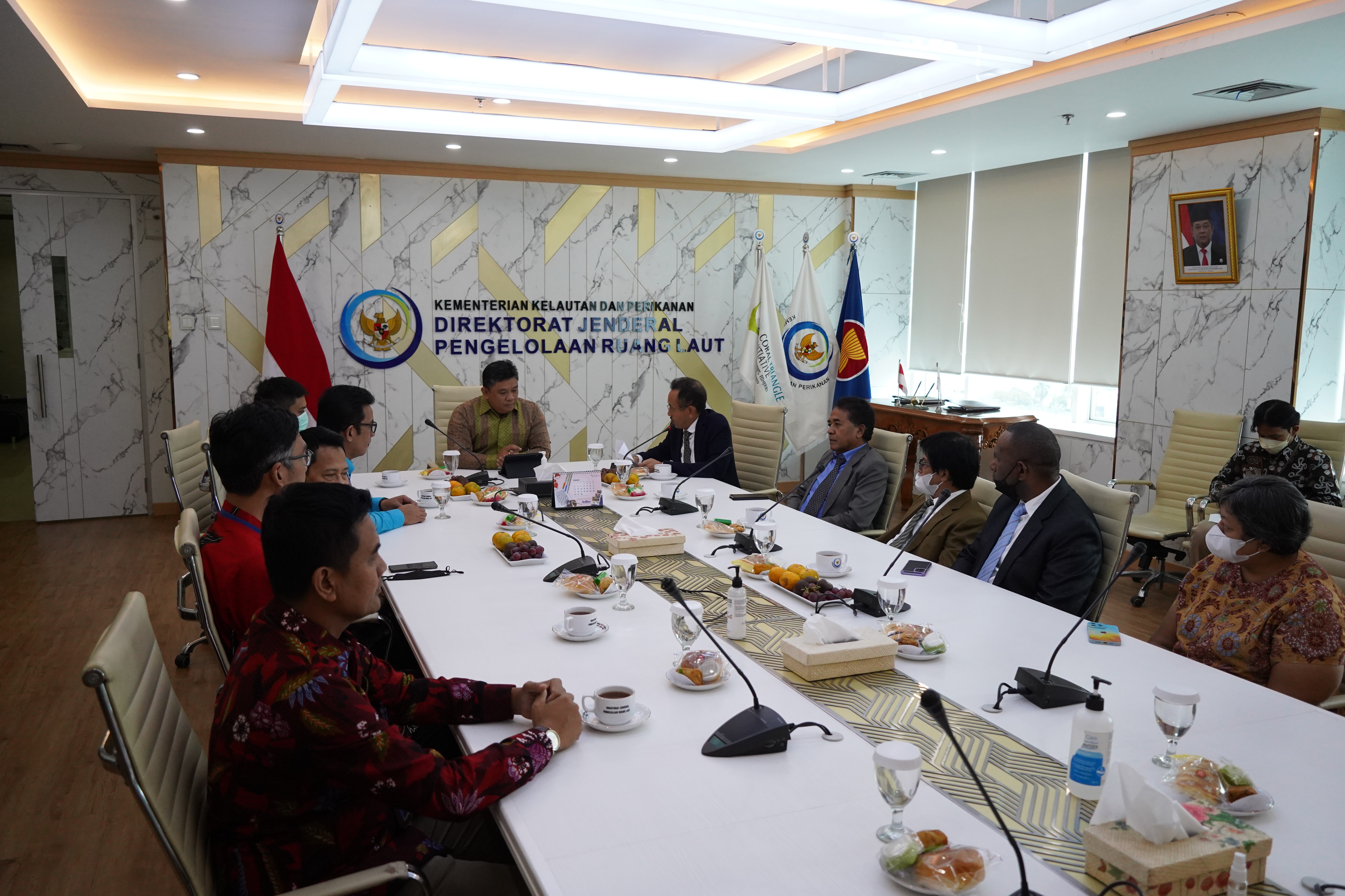 Penandatanganan Persetujuan Negara Tuan Rumah (Host Country Agreement/HCA) antara Pemerintah Indonesia dengan Sekretariat Regional CTI-CFF, Jakarta (31/1).