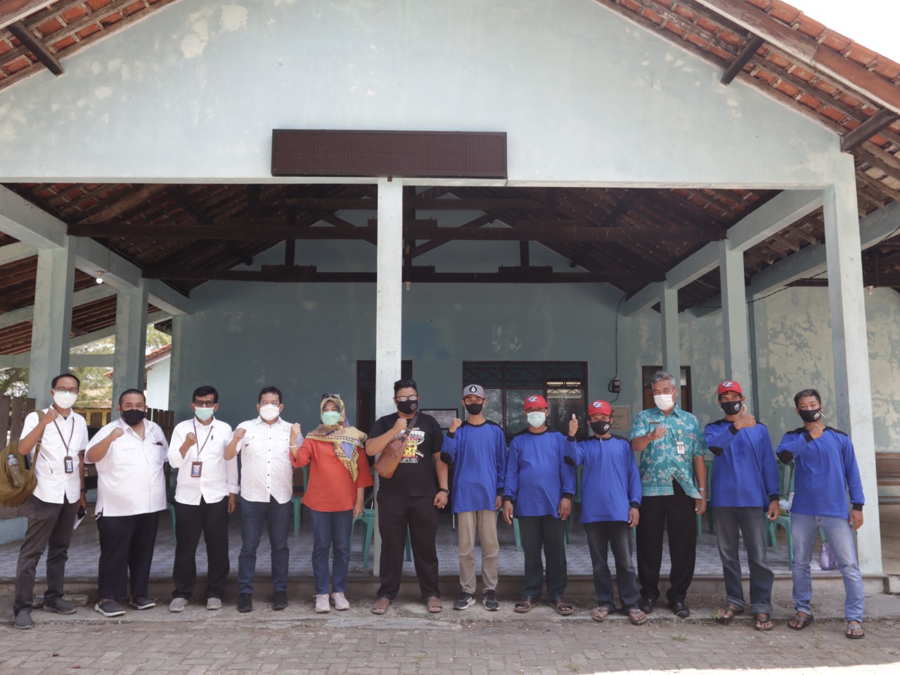 Kunjungan Plt. Dirjen PRL kelokasi penanaman mangrove di Kebumen, (21/8).