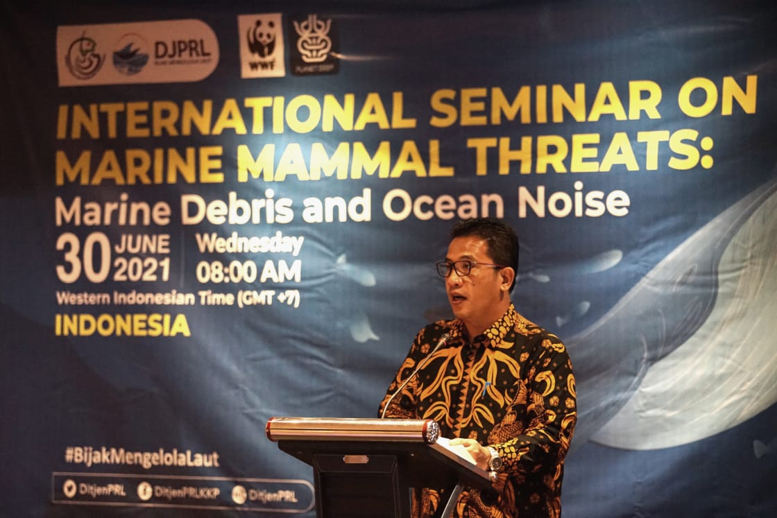 Seminar Internasional tentang ancaman terhadap mamalia laut : sampah dan kebisingan di laut, (30/6)