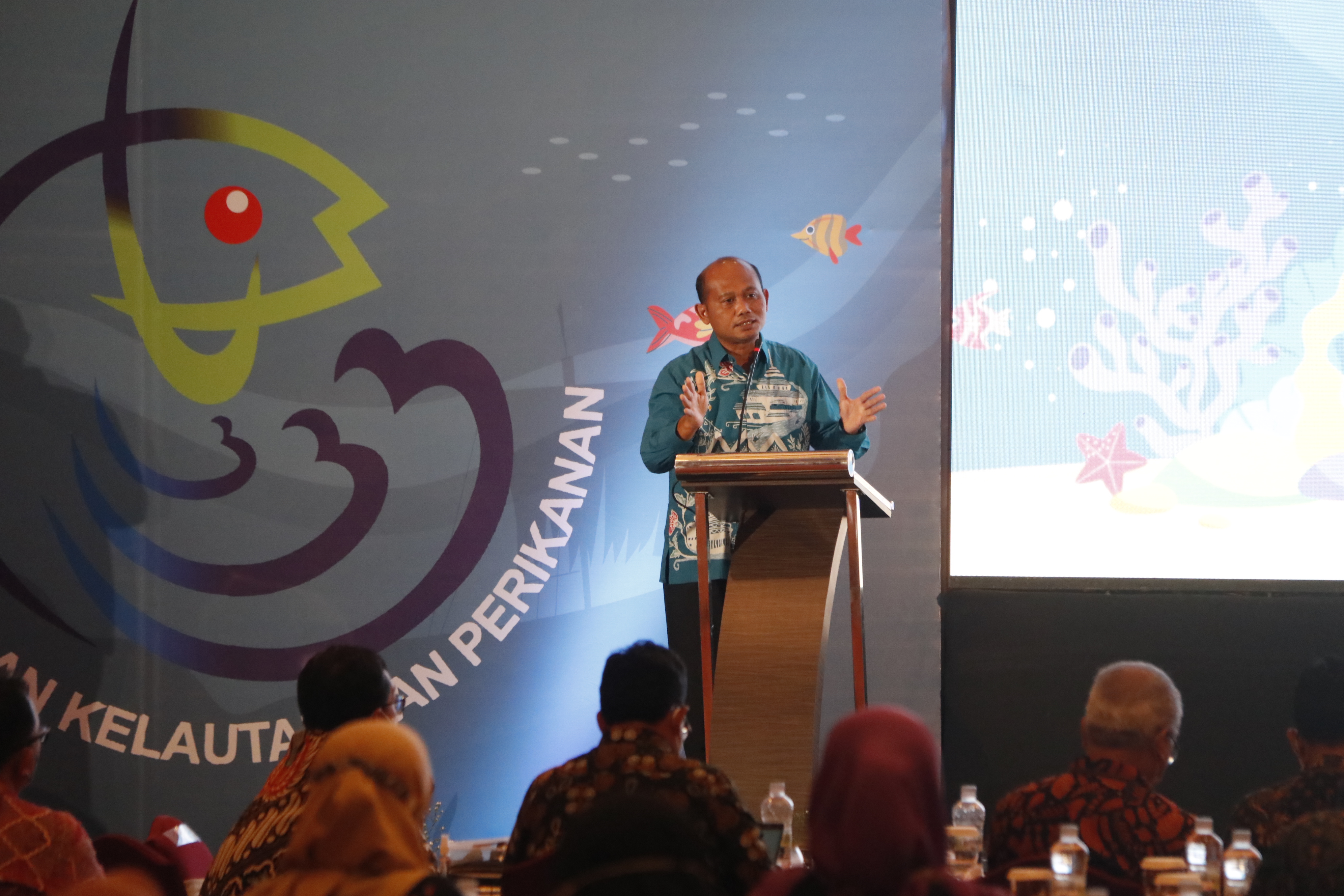 Pembukaan Rapat Kerja Nasional Lingkup Direktorat Jenderal Pengelolaan Ruang Laut, Bandung (7/4)