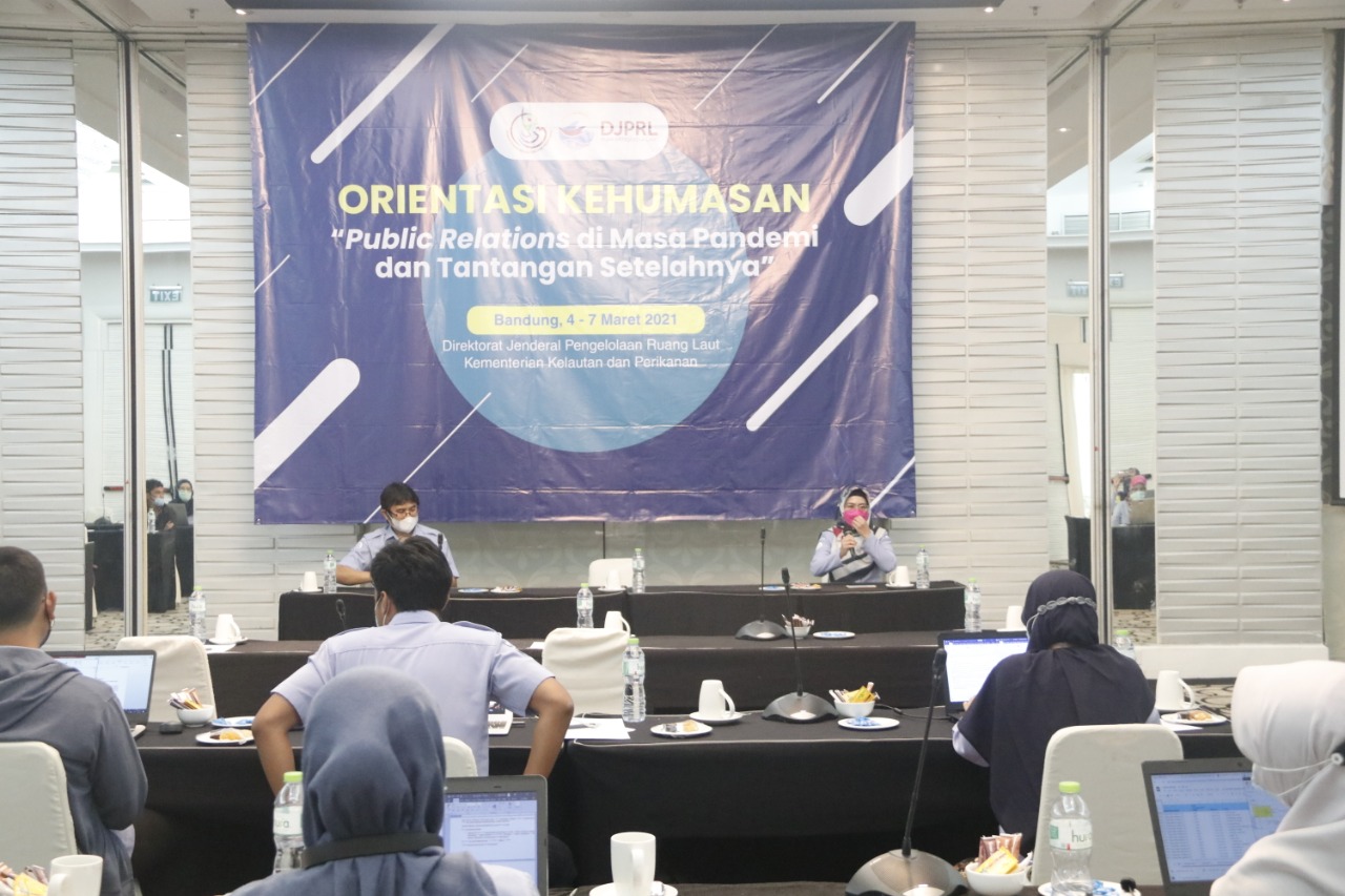 Orientasi Kehumasan Lingkup Direktorat Jenderal Pengelolaan Ruang Laut, Bandung 4 - 7 Maret 2021