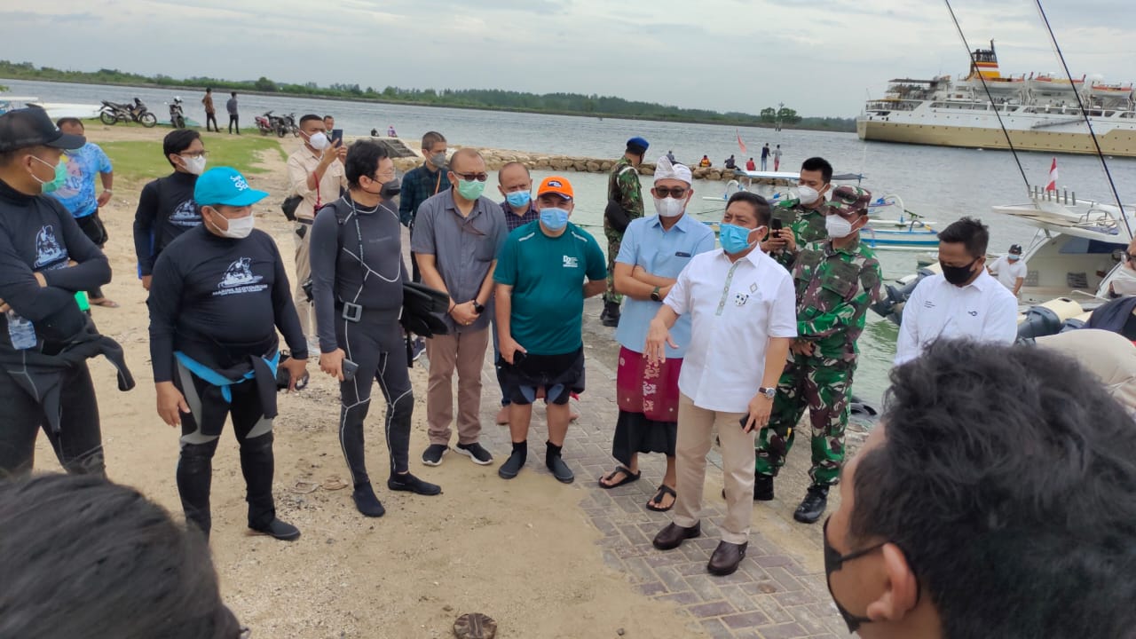 Dirjen PRL, Tb. Haeru Rahayu Tinjau Lokasi ICRG di Nusa Dua, Bali (30/1)