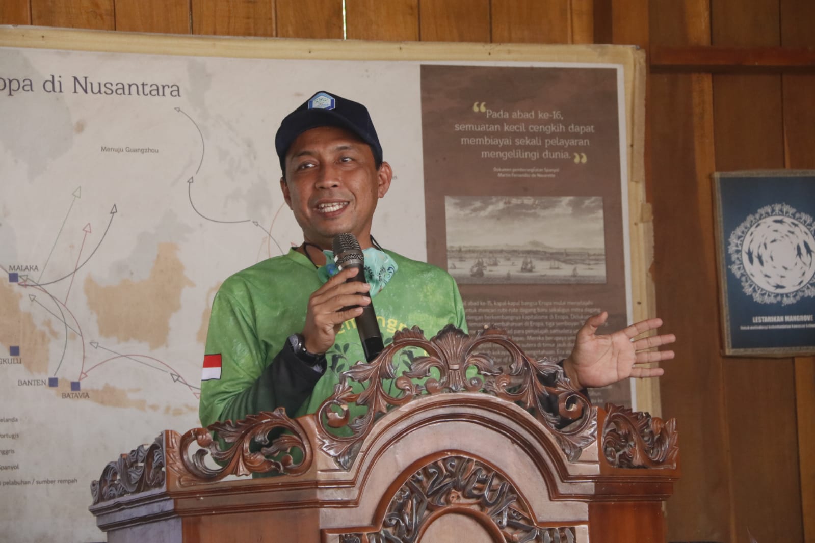 Penanaman Mangrove Di Kabupaten Karawang, Rabu (23/12)