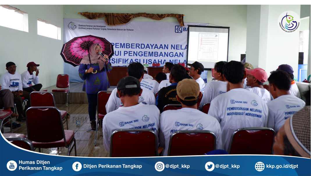 DJPT Bersama BRI Lakukan Peningkatan Kapasitas Nelayan dan Keluarga Nelayan di Kab. Demak melalui Program Pemberdayaan