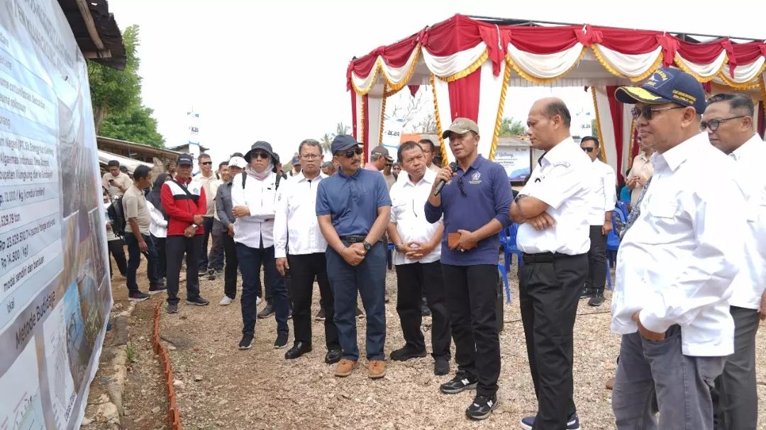 Peninjauan Kampung Budidaya rumput Laut di Kabupaten Klungkung, Bali