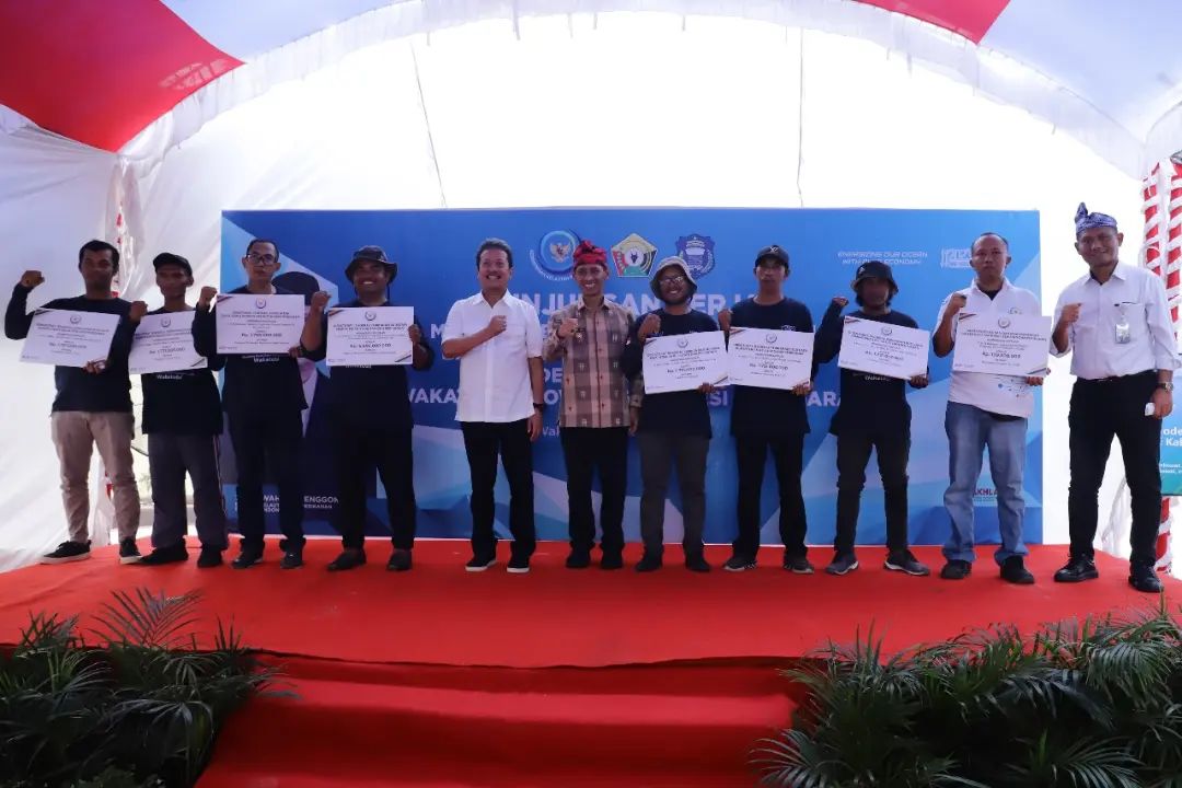 Peresmian Modeling Budidaya Rumput Laut di Kabupaten Wakatobi