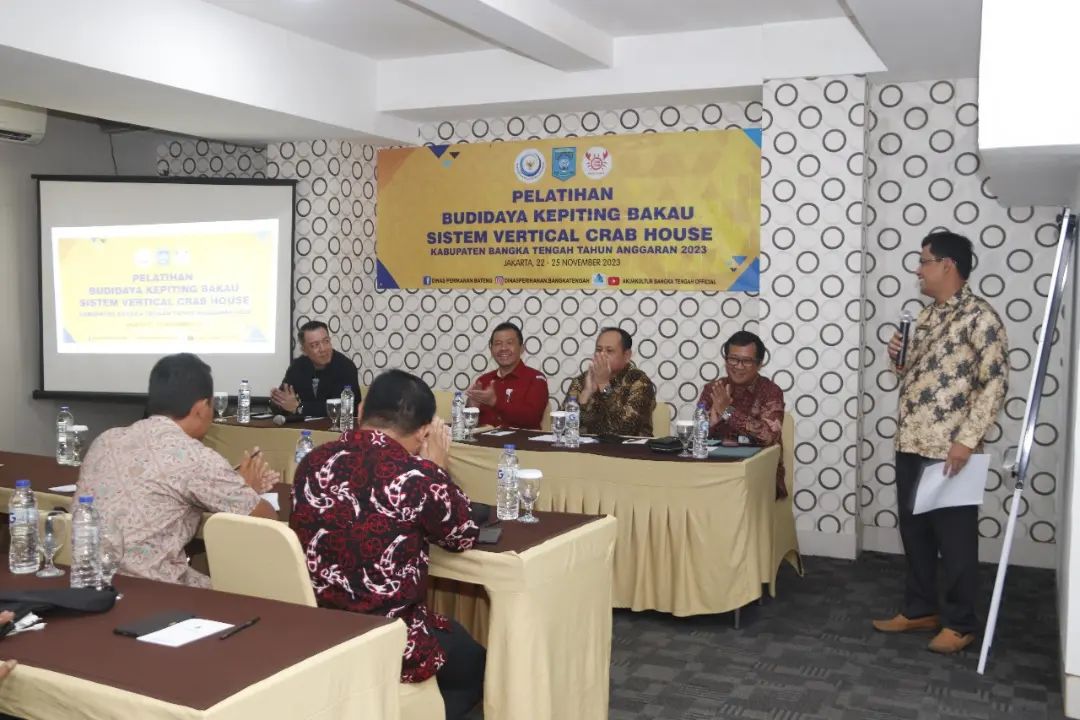 Pelatihan Budidaya Kepiting Bakau System Vertical Crab House