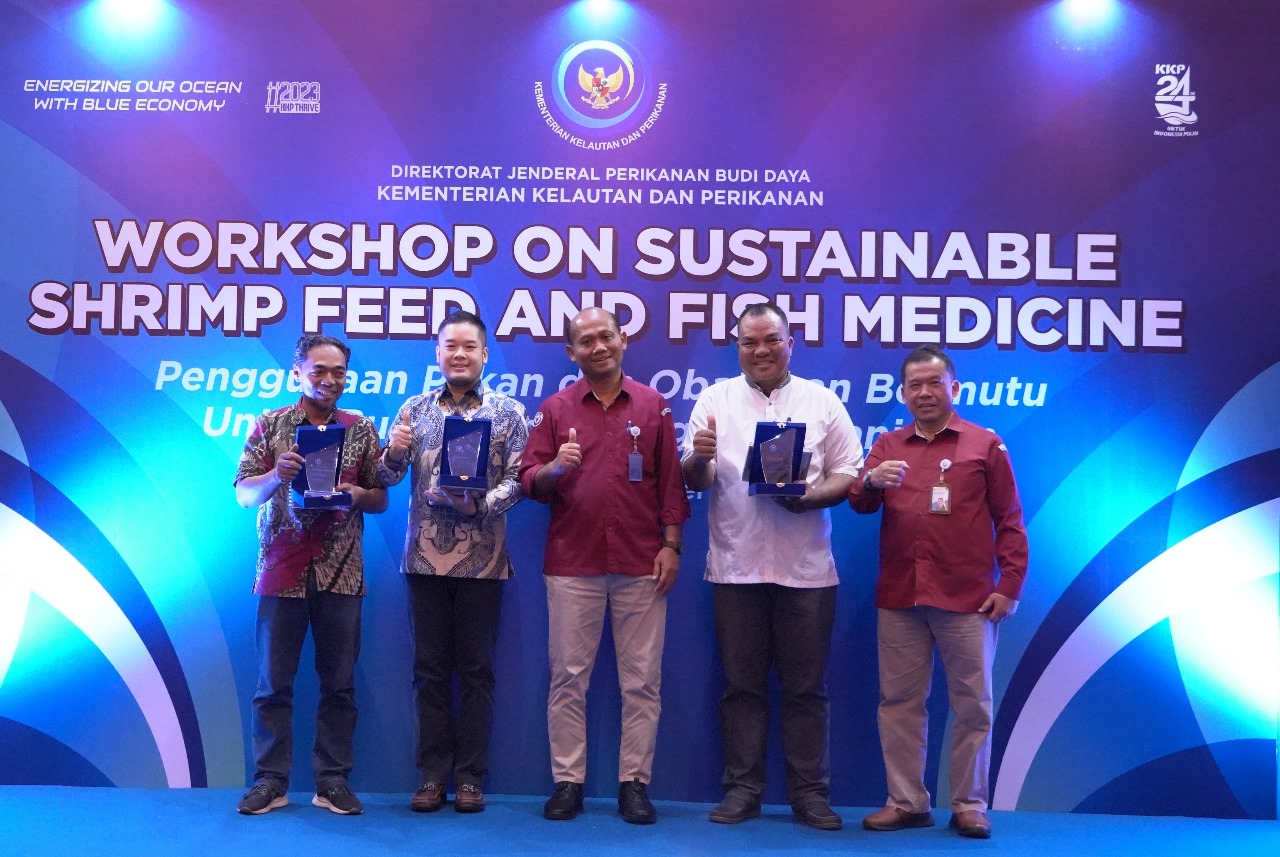 Dirjen PB Membuka Workshop on Sustainable Shrimp Feed and Fish Medicine