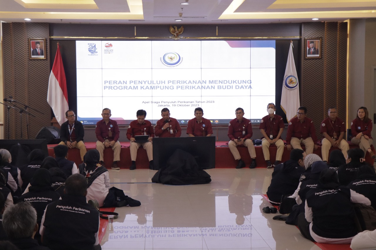 Dirjen PB Menghadiri Apel Siaga Nasional Penyuluh Perikanan 2023