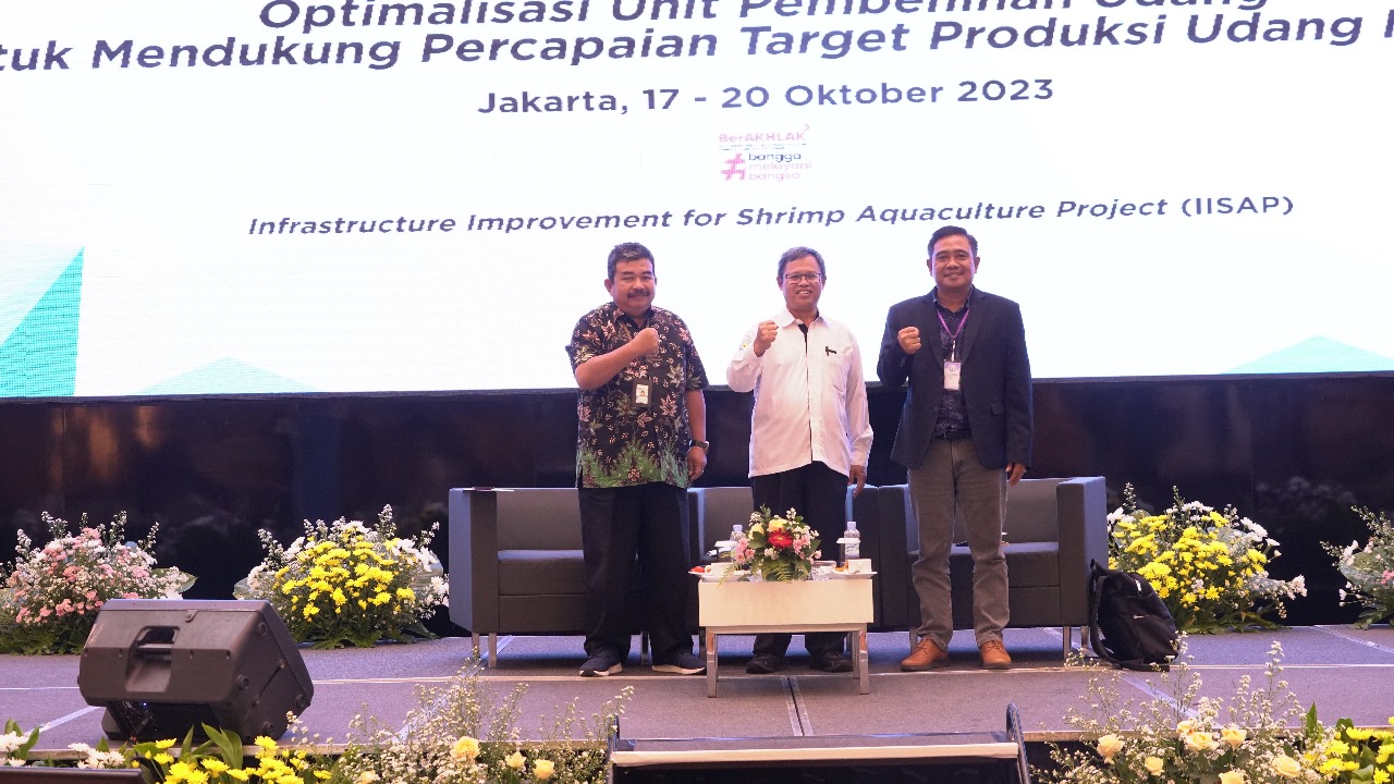 Dirjen PB Membuka Workshop Jejaring Pembenihan Udang Nasional