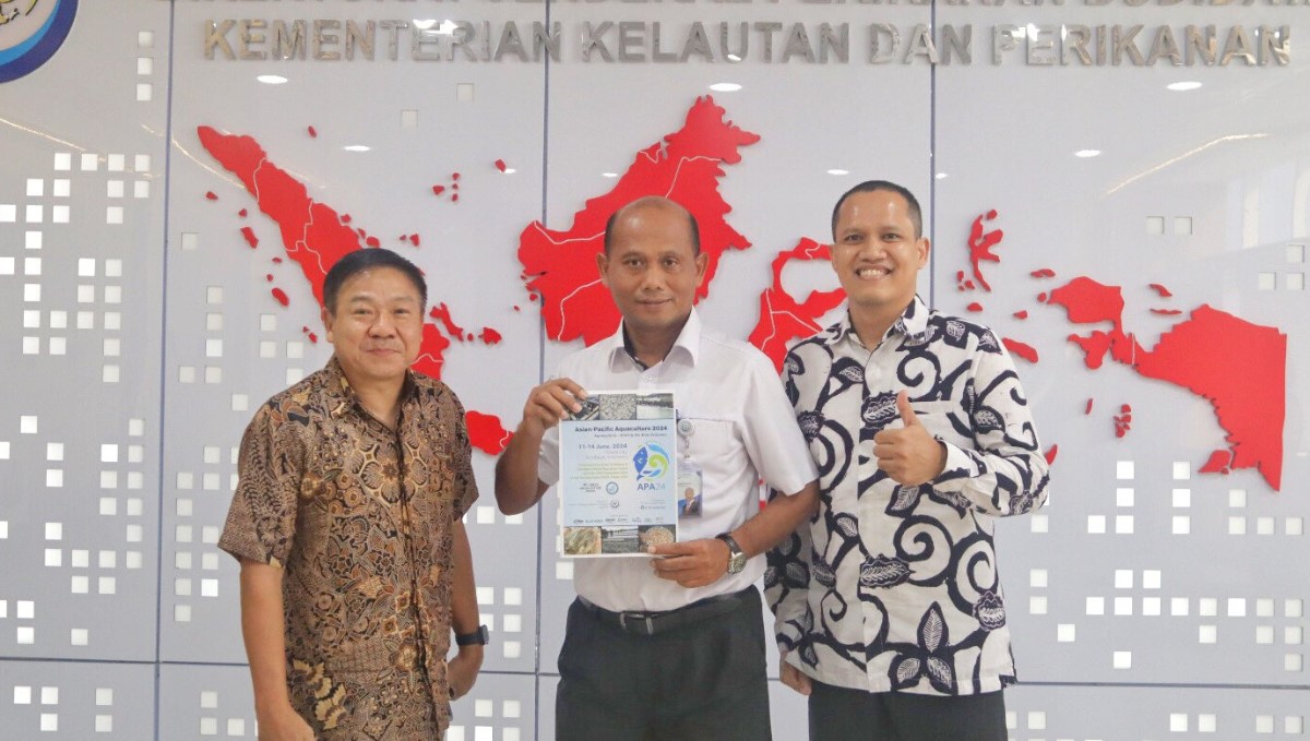 Penandatanganan Perjanjian Kerjasama Penyelenggaraan Asia Pacific Aquaculture 2024 (APA24)