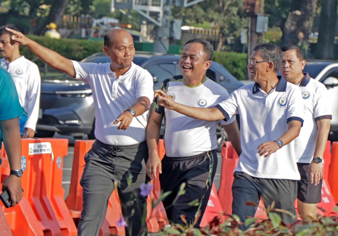 Jalan Sehat MKP Beserta Jajaran di Monas