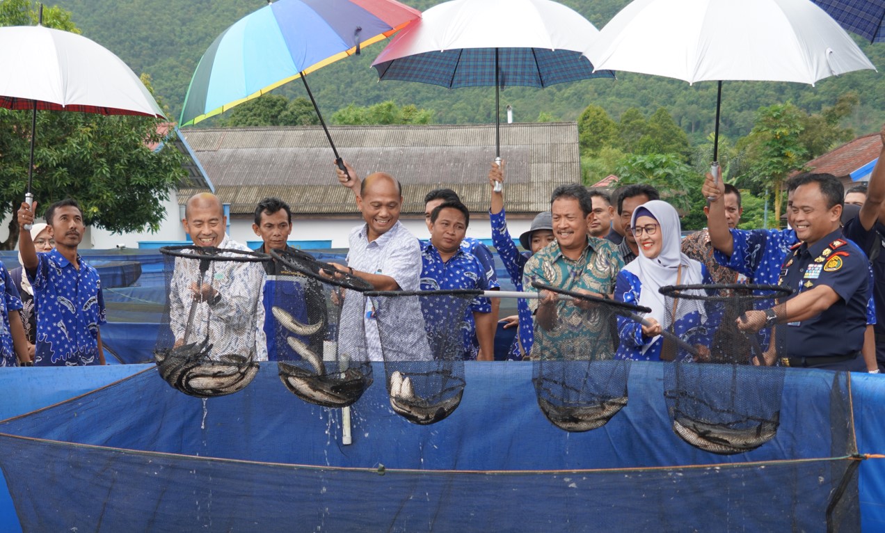 Kunjungan Kerja Menteri Kelautan dan Perikanan BPBAT Mandiangin