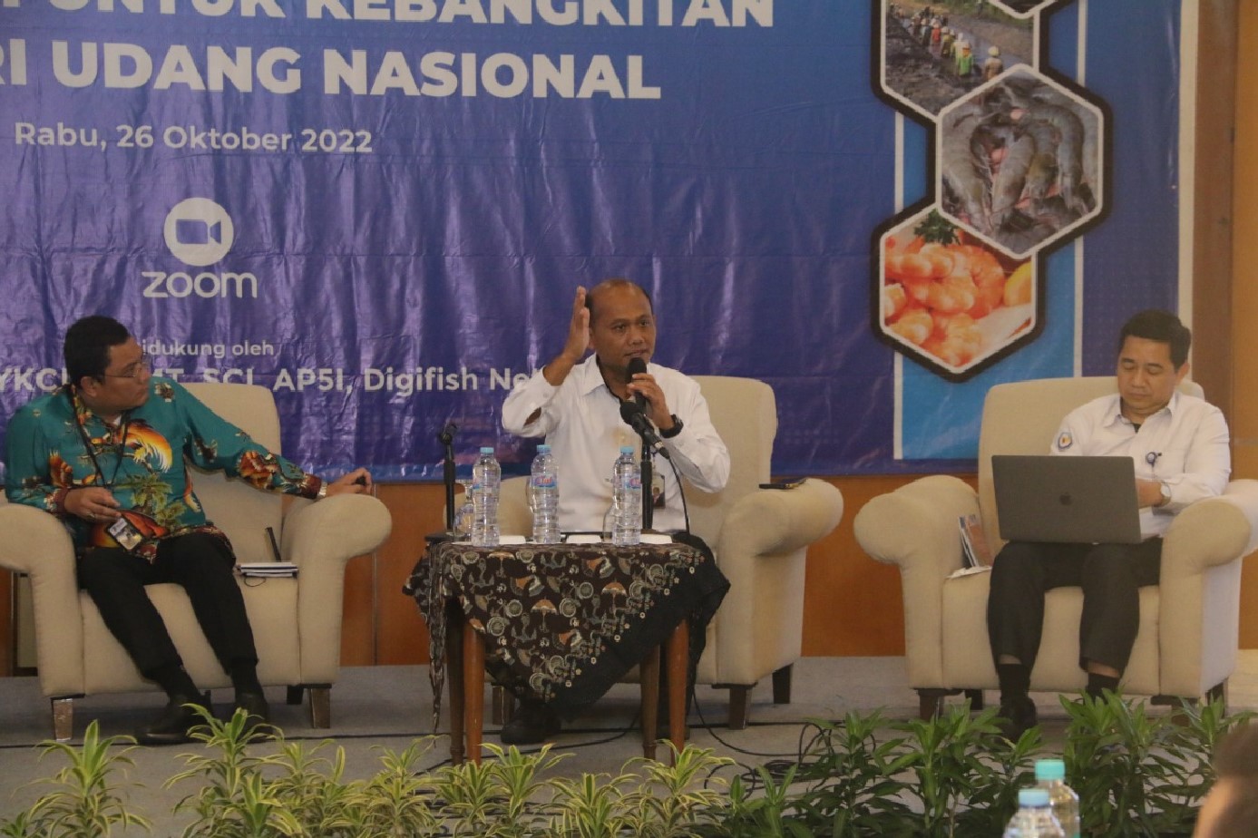 DIRJEN PB MENJADI NARASUMBER DALAM ACARA NATIONAL SHRIMP ACTION FORUM 2022