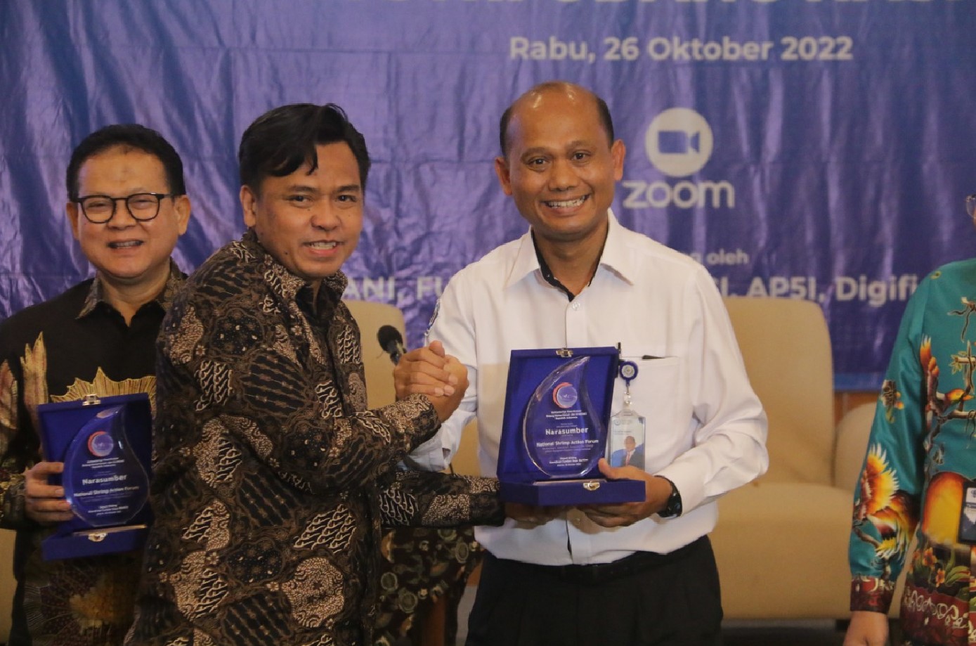 DIRJEN PB MENJADI NARASUMBER DALAM ACARA NATIONAL SHRIMP ACTION FORUM 2022