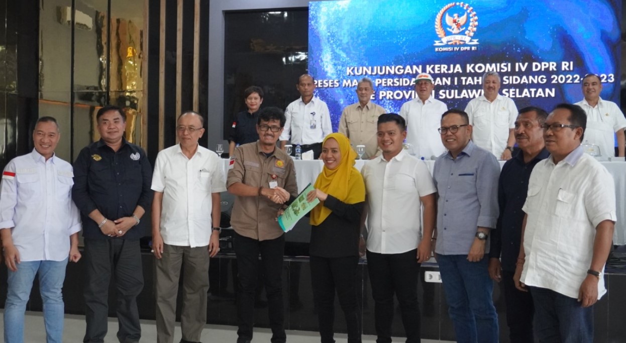 Dirjen PB Mendampingi Kunjungan Kerja Komisi IV DPR RI ke Kabupaten Pinrang Sulawesi Selatan