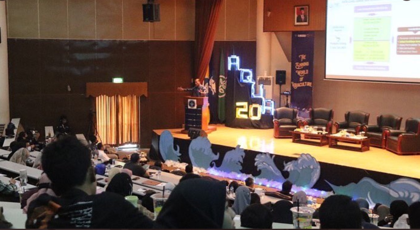 Dirjen PB menjadi keynote speaker pada kegiatan seminar udang dalam rangka Aquafest 2022