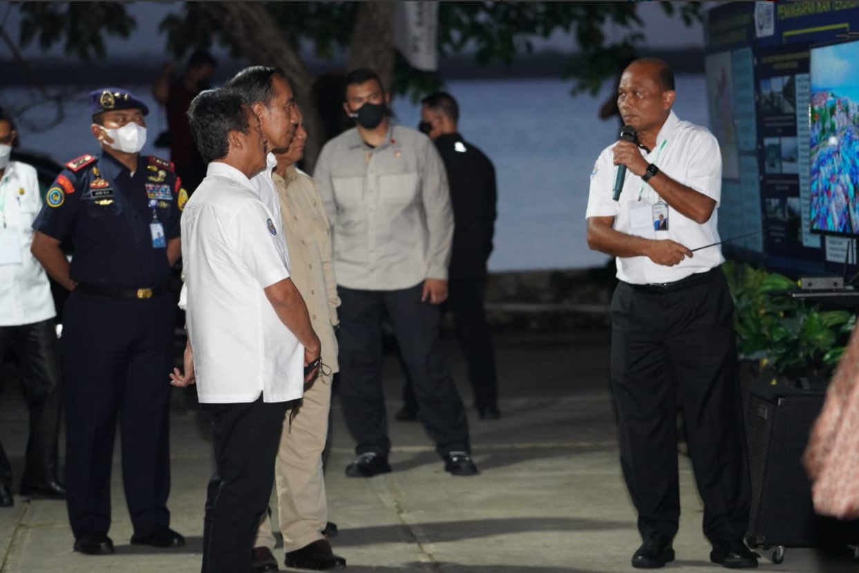 Kunjungan Kerja Presiden RI dan Menteri Kelautan dan Perikanan di Kota Tual, Provinsi Maluku