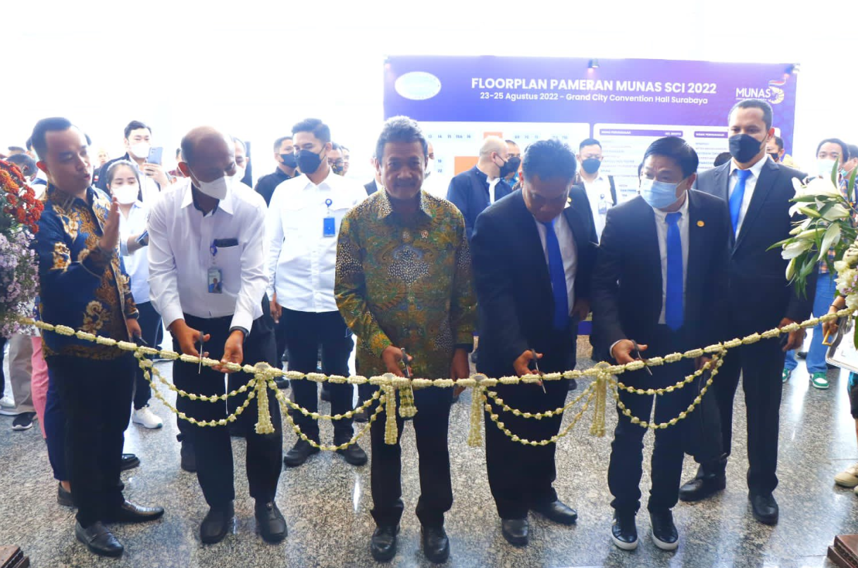 Dirjen PB dan MKP menghadiri acara Musyawarah Nasional Shrimp Club Indonesia di Surabaya