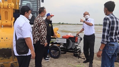 Dirjen PB mencanangkan kampung perikanan budidaya ikan bandeng di Kab. Gresik (27/03/22)