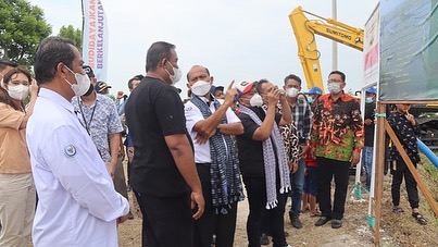 Dirjen PB mencanangkan kampung perikanan budidaya ikan bandeng di Kab. Gresik (27/03/22)