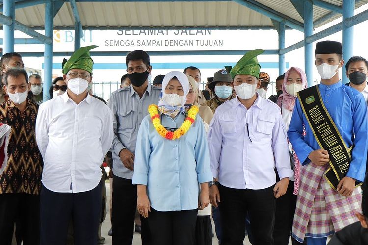 Panen dan Tebar Benih Ikan Kakap Putih di Kepulauan Meranti (27/02/2022)