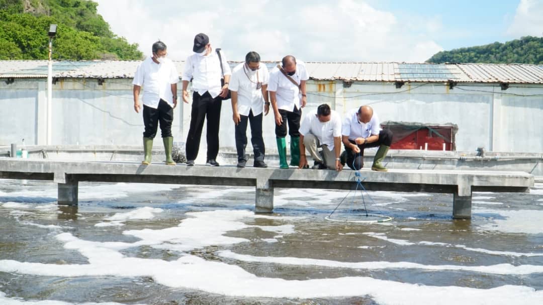 Dirjen PB melakukan Kunjungan Kerja di BPIU2K Karangasem, Bali (30/10/21)