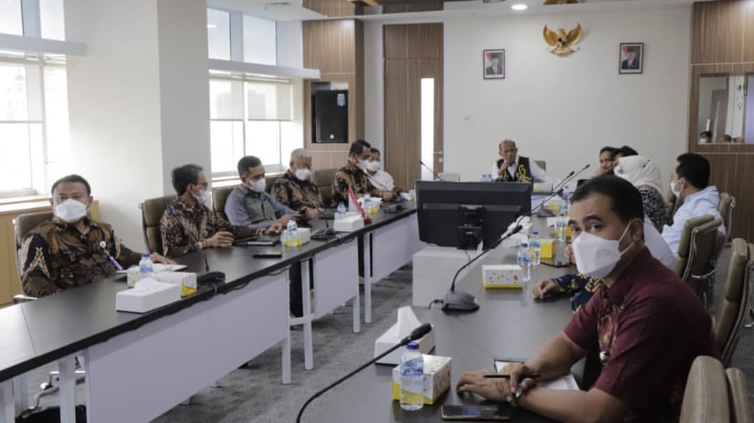 Dirjen PB beserta Eselon II menerima Kunjungan dari Wakil Ketua Komisi B DPRD Kab. Kebumen 28/10/21)