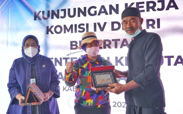 Dirjen PB mendampingi kunjungan kerja Komisi IV DPR RI di Kab. Bandung (8/10/21)