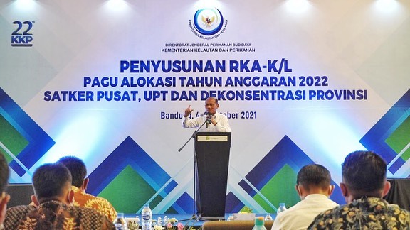 Dirjen PB membuka kegiatan Penyusunan RKA-K/L Pagu Alokasi Tahun Anggaran 2022 (5/10/21)