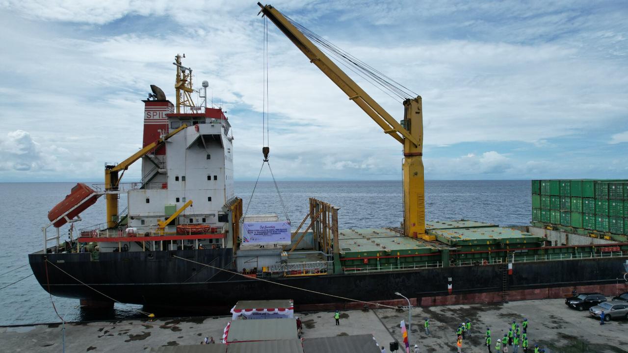 soft Launching Ekosistem Logistik Hasil Perikanan Zona II PIT koridor Biak-Surabaya