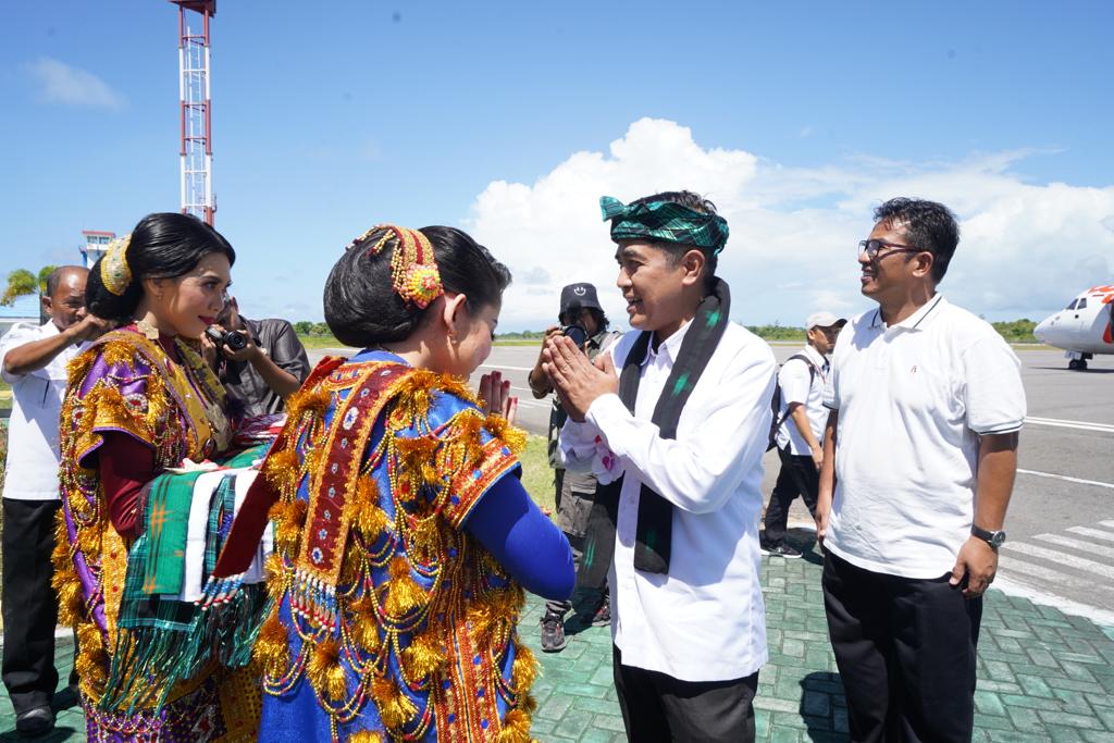 Kunjungan Kerja Dirjen PDSPKP Dalam Rangka Modelling Rumput Laut di Wakatobi