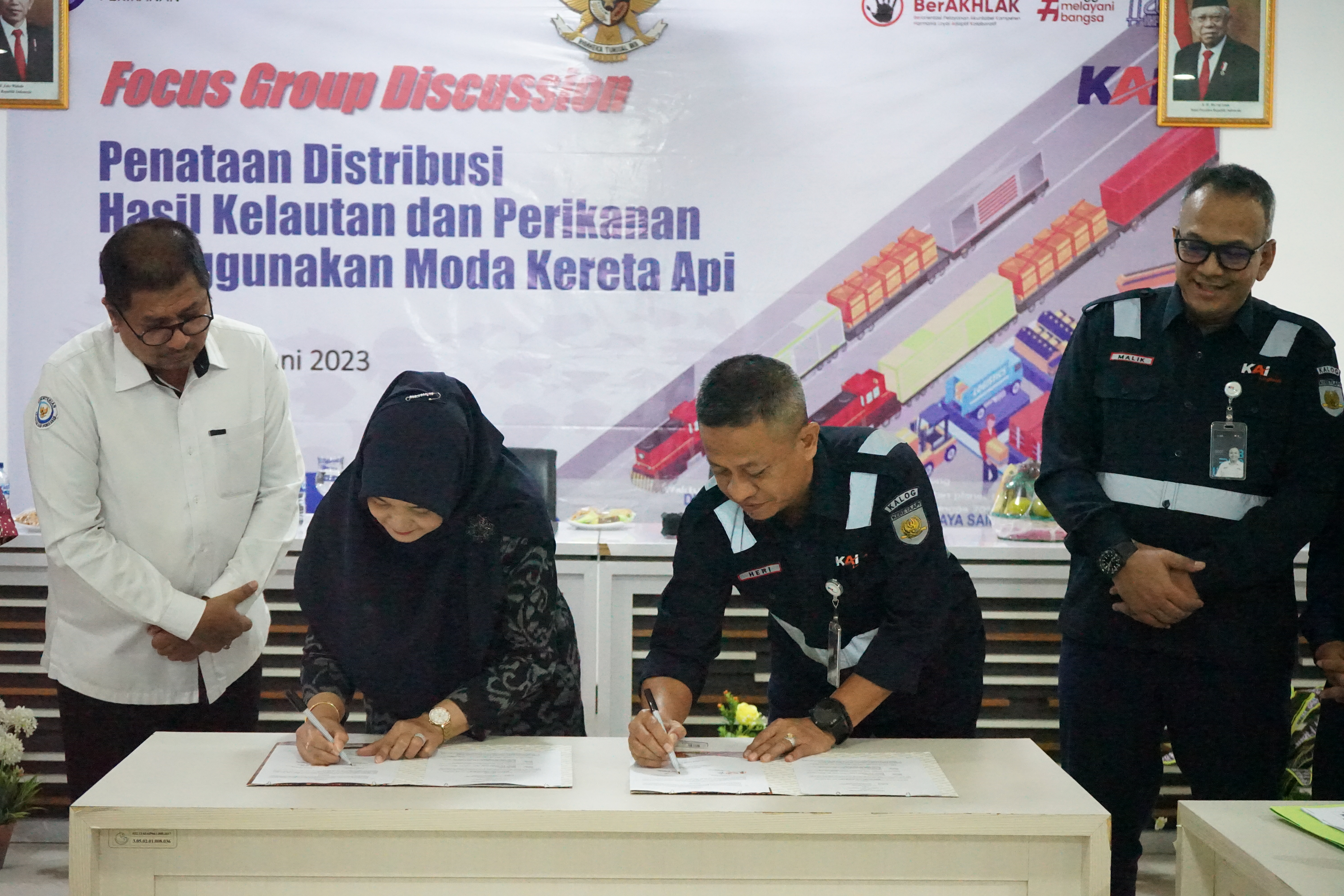 Focus Grup Discussion Penataan Distribusi Hasil Kelautan dan Perikanan Menggunakan Moda Kereta Api