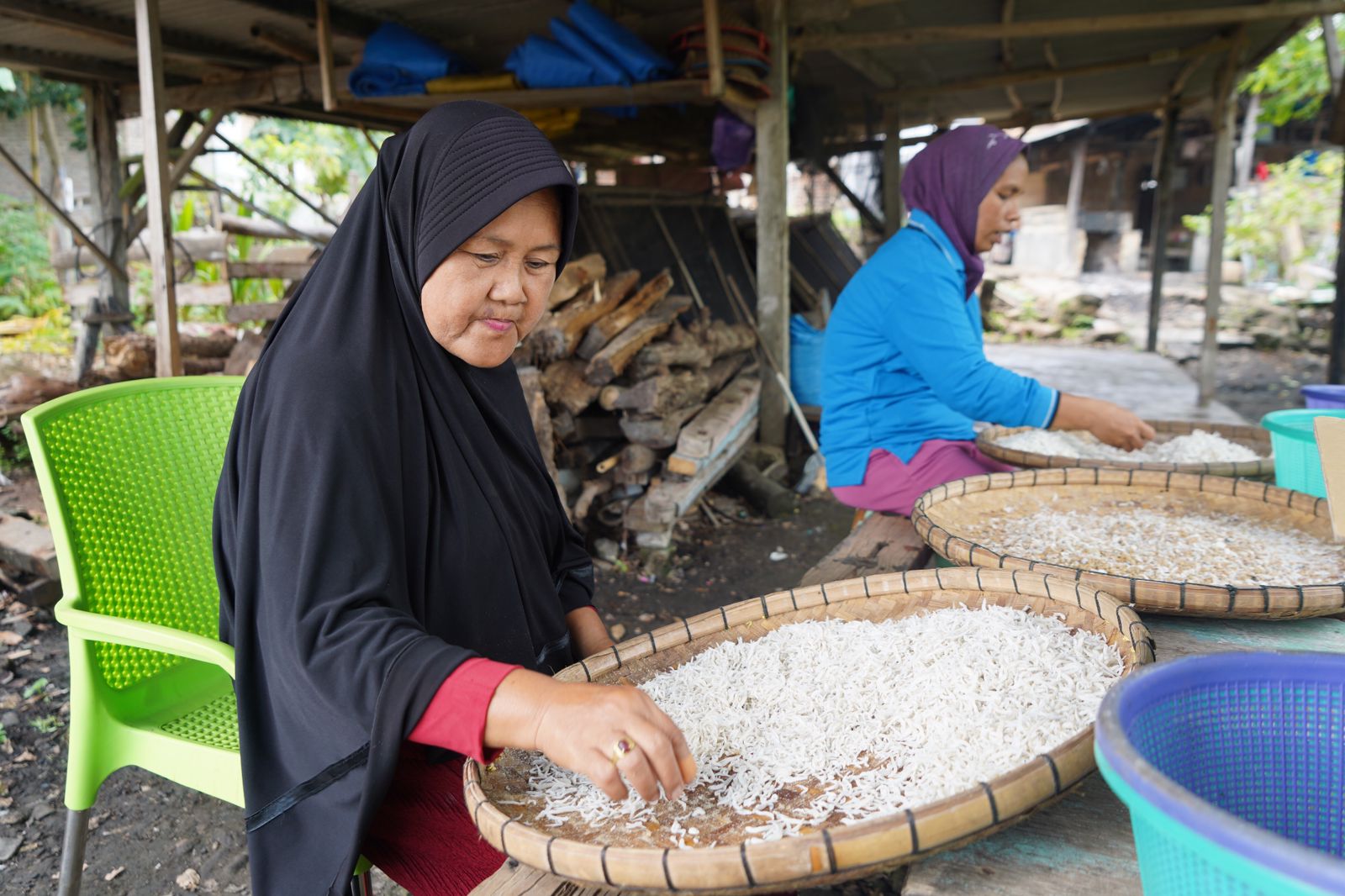 Kunjungan Kerja Dirjen PDSPKP ke Poklahsar Melati 1 di kalianda, Lampung Selatan