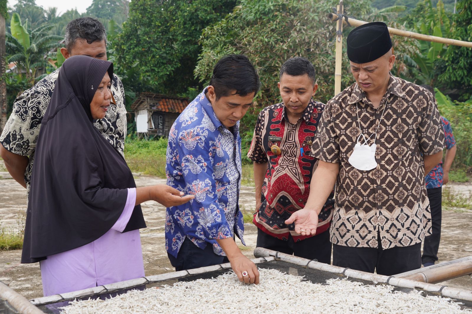 Kunjungan Kerja Dirjen PDSPKP ke Poklahsar Melati 1 di kalianda, Lampung Selatan