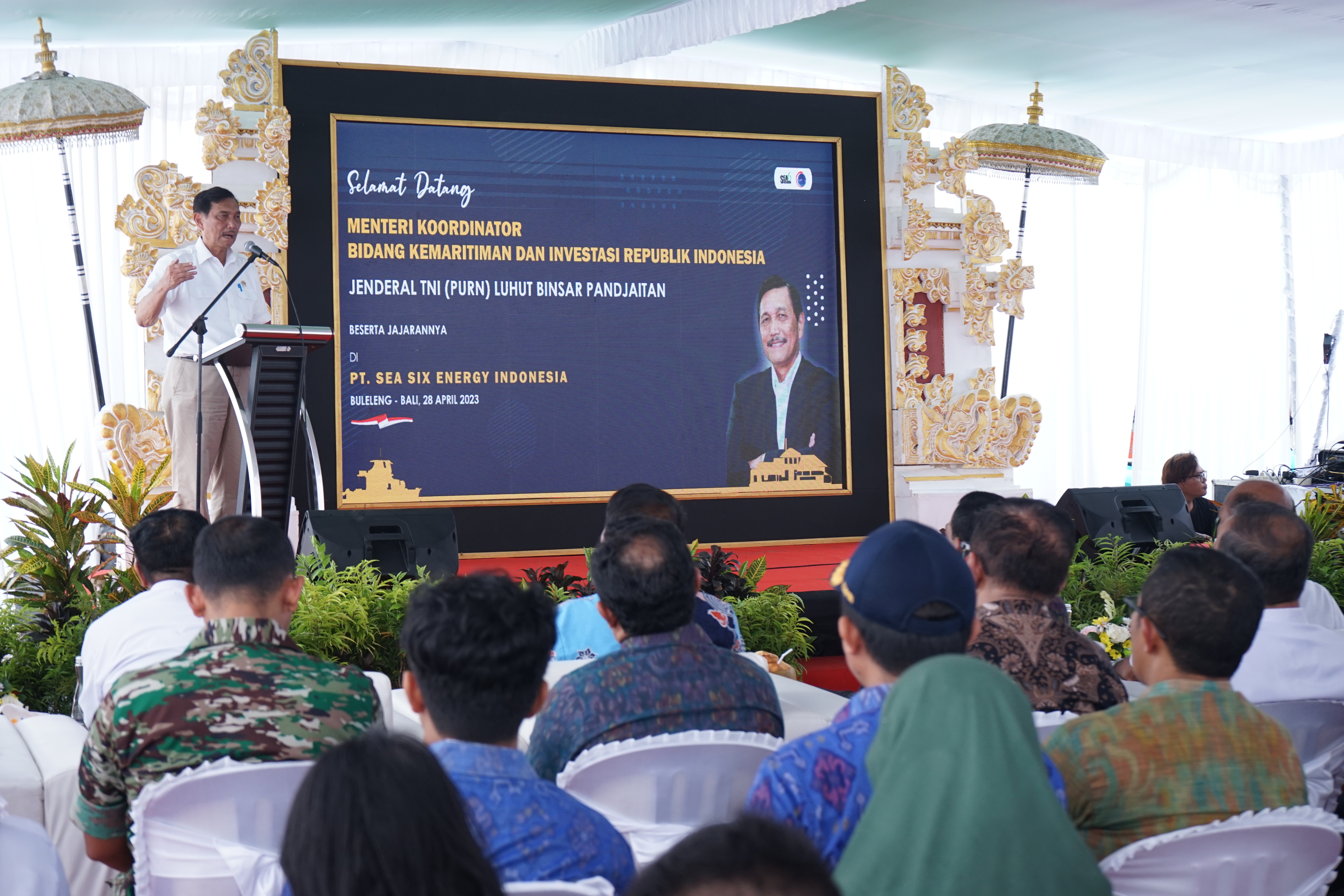 Kunjungan Kerja Dirjen PDS bersama MEnko Marvest di Buleleng, Provionsi Bali