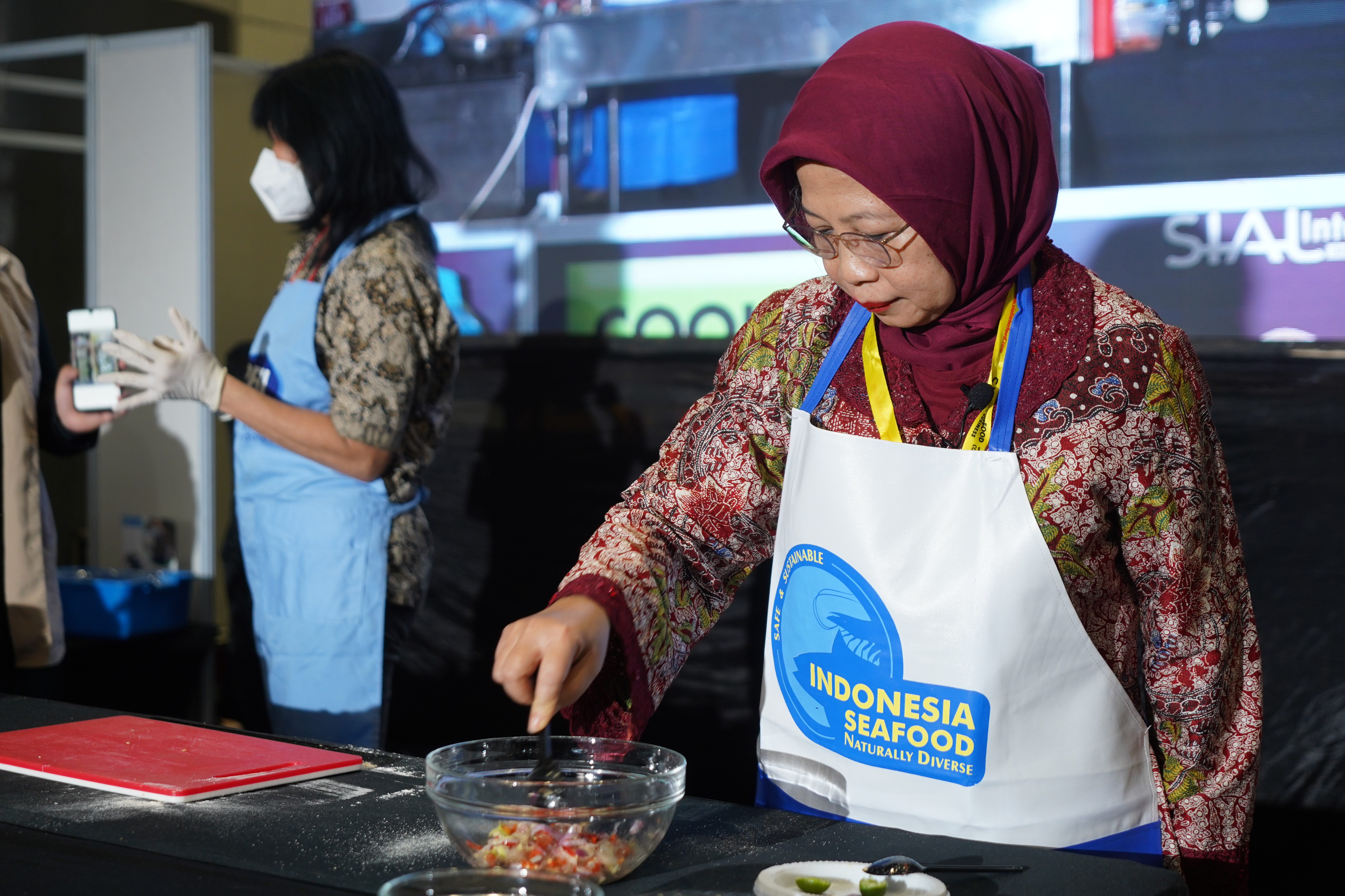 PPJI dan Krista Exhibitions cooking demo