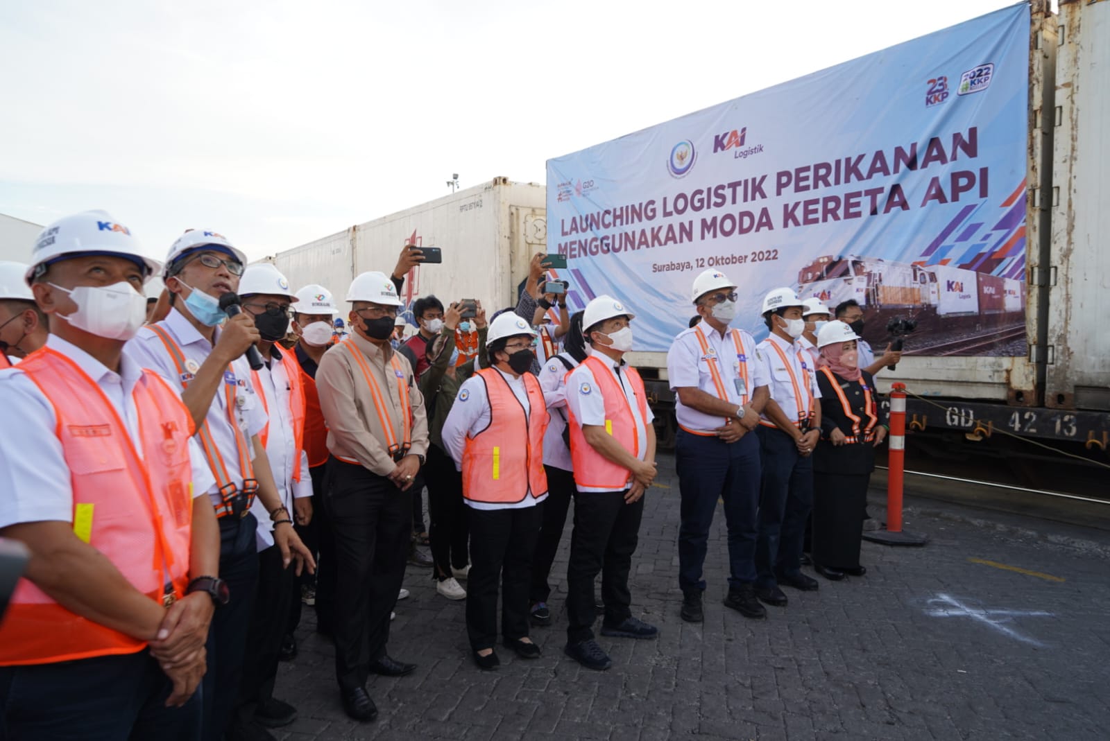 Kolaborasi KKP dan PT KAI Logistik Permudah Distribusi Hasil Perikanan