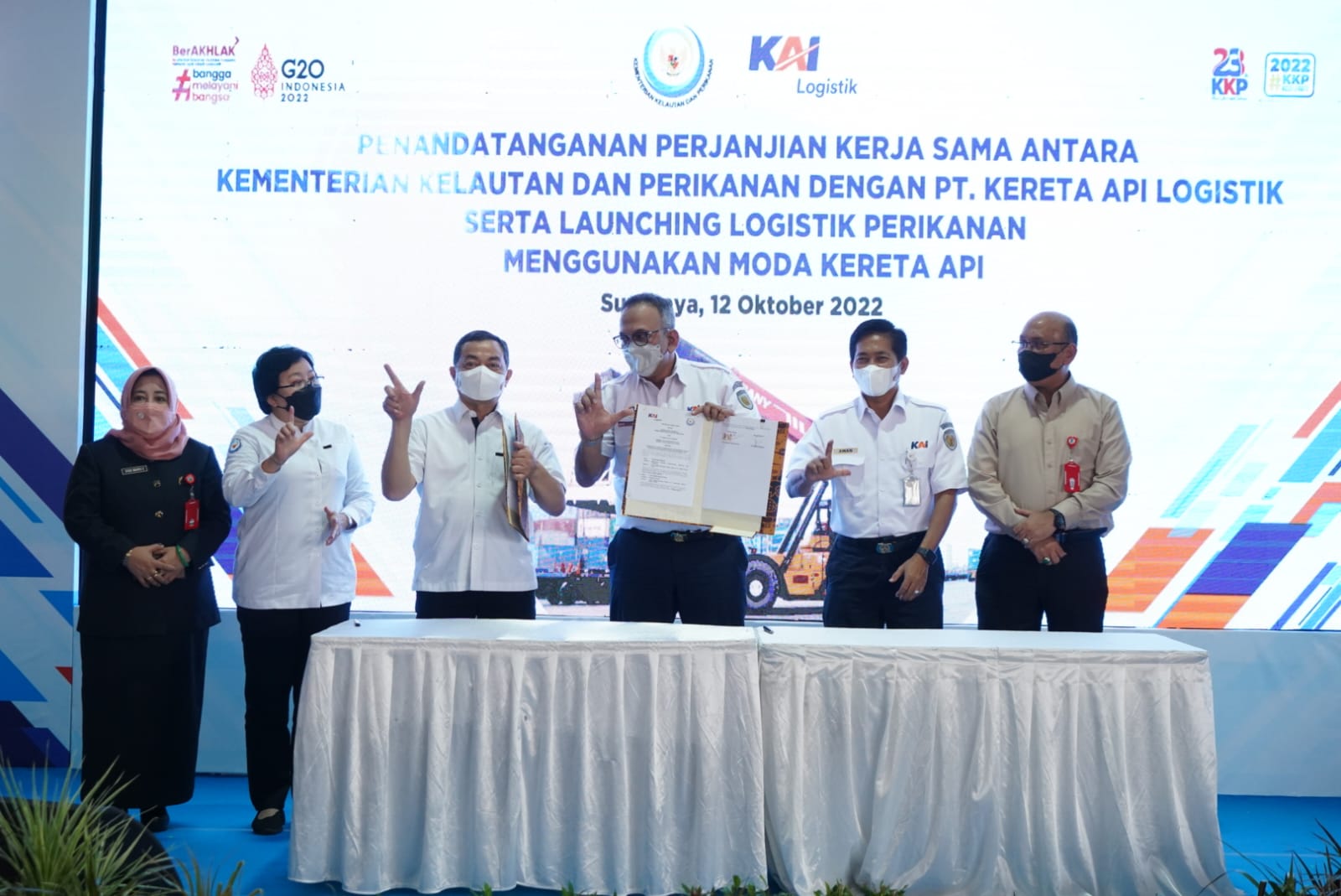 Kolaborasi KKP dan PT KAI Logistik Permudah Distribusi Hasil Perikanan